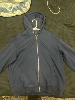 Dark blue H&M zip up