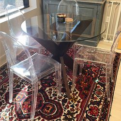 Glass Table And Chairs