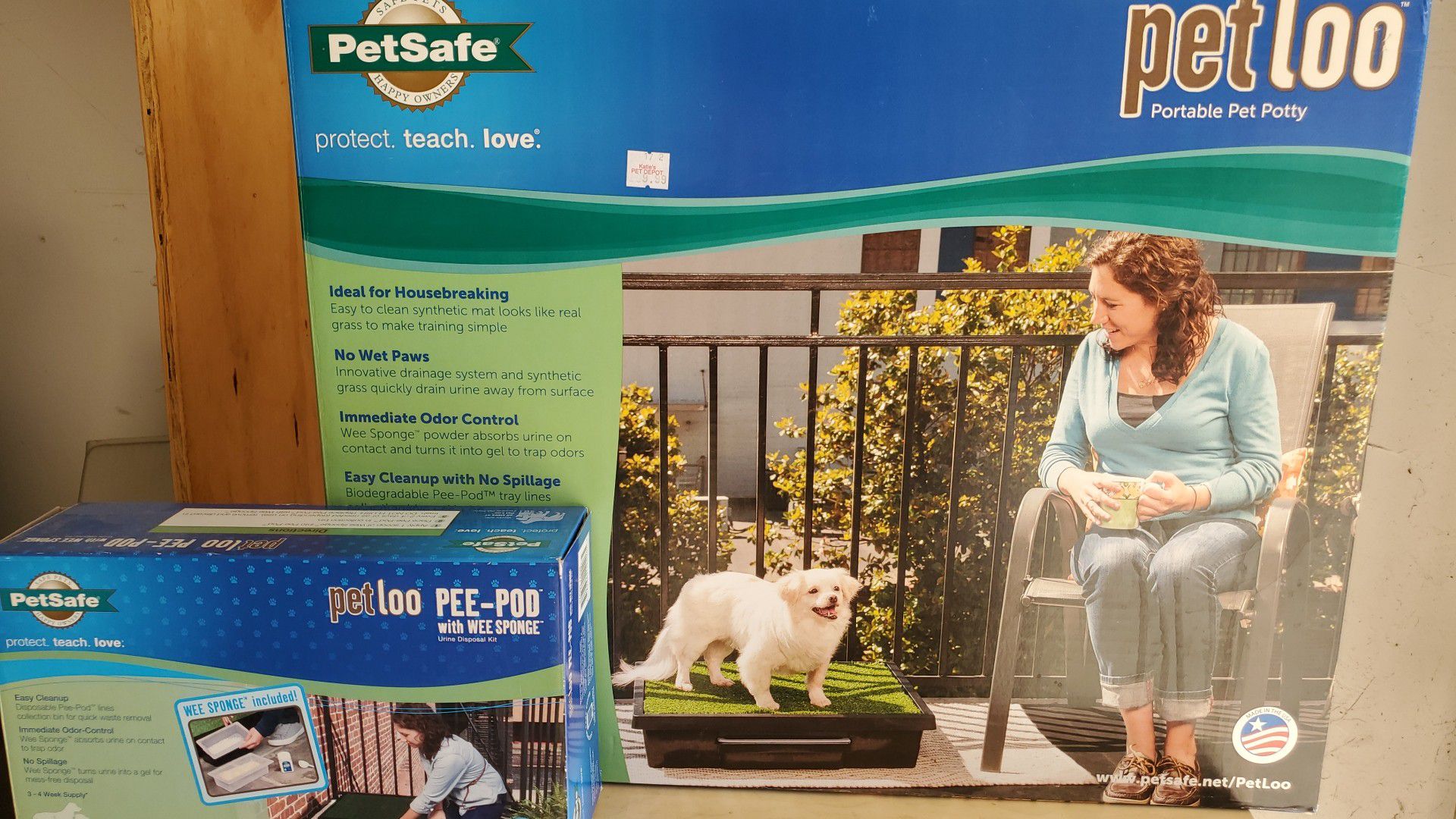 Petloo portable pet potty