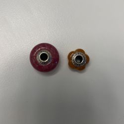 Two Very Pretty Pandora Bracelet Charms !