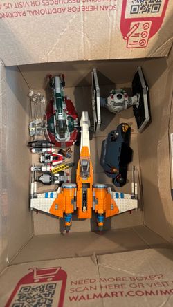 LEGO Star Wars X-Wing, TIE Fighter, Boba Fett Ship