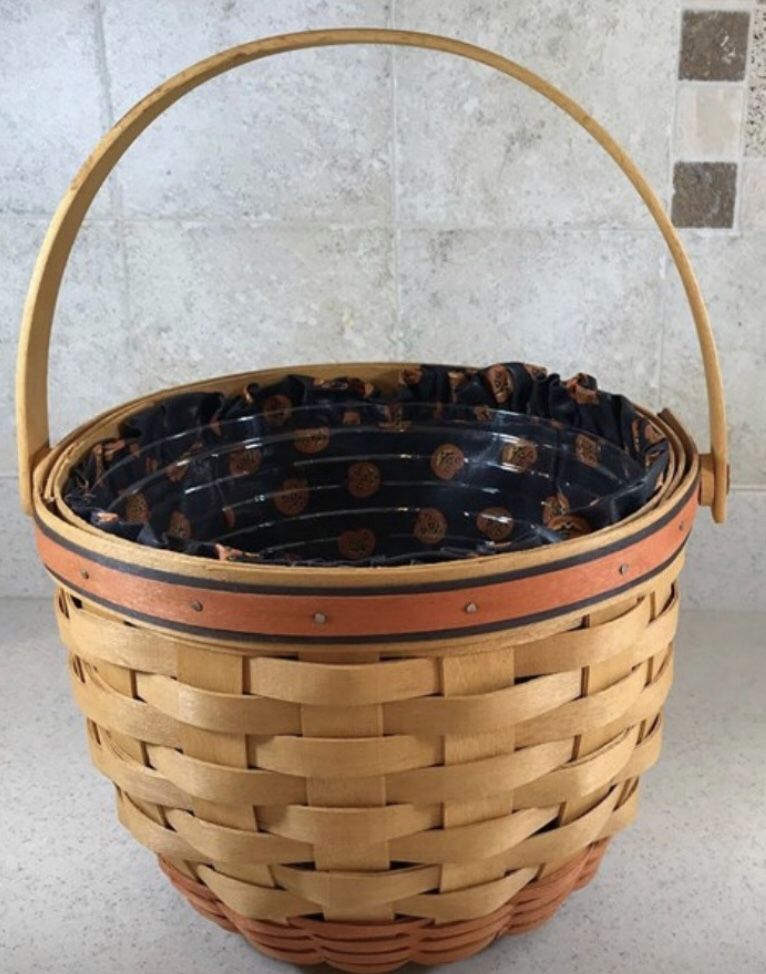 Longaberger 1995 Pumpkin Basket 9”