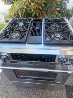JennAir 30" Downdraft Dual Fuel Natural Gas Range