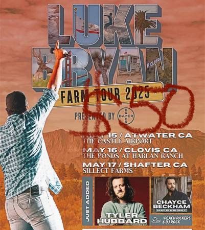 Luke Bryan Farm Tour Bakersfield Shafter Sillect Farms