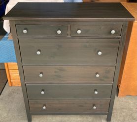 Solid Wood 6 Drawer Highboy Dresser Chest Of Drawers