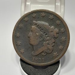1831 - Coronet Large Copper Cent 