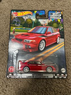 💥 Hot Wheels Mitsubishi Lancer Evolution VI Diecast- 👀 LQQK! 💥