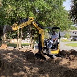 Mini Excavator Work In Central Florida !!