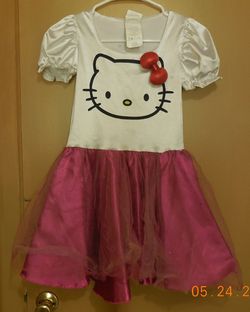 Pretend play dress up dress Halloween costume hello kitty