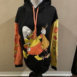 Unisex Our Universe Disney Halloween Donald Duck Color Block Hoodie Hot Topic