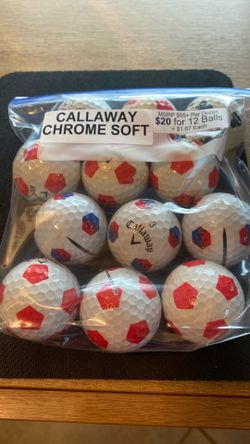 3 Dozen Callaway Chrome Soft Golf Balls - soccer