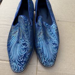 Men Peacock Shoes Size 14