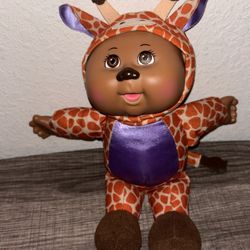 Cabbage Patch Giraffe Doll - Brown Skin, Vintage, 9” Plush