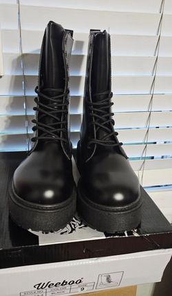 Botas Weeboo Negras Talla #7.5 #8.5 #11