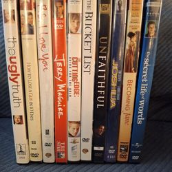 Lot Of 10 DVDs,  Comedy, Drama, Etc. $49.95, OBO. 