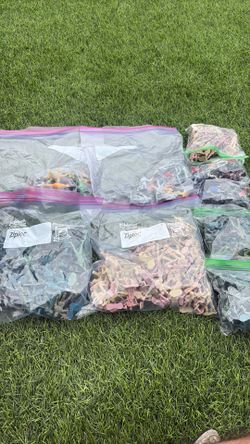 Small green army figures, astronauts , dinosaurs, Knights toys  & more