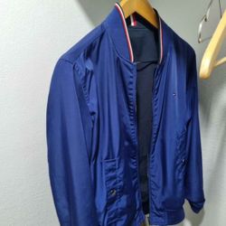 Reversible Tommy Hilfiger Bomber Jacket Blue