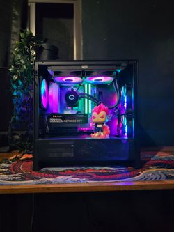 Gaming pc and monitor