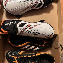 Adidas Soccer Cleats And Shin Guards Size 10.5