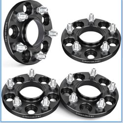 EVIL ENERGY 5x4.5 Wheel Spacers 15mm Compatible with Infiniti Nissan, 5x114.3 mm Hubcentric with Lip 5 Lugs 66.1 mm Hub Bore M12x1.25 Studs Wheel Spac