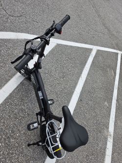 Black Folding Electric Bike