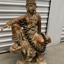  Chinese Tibetan Buddhism guanyin Buddha statue 31" Tall