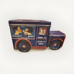 Hershey’s Milk Chocolate Kisses Truck Shaped Tin 1995