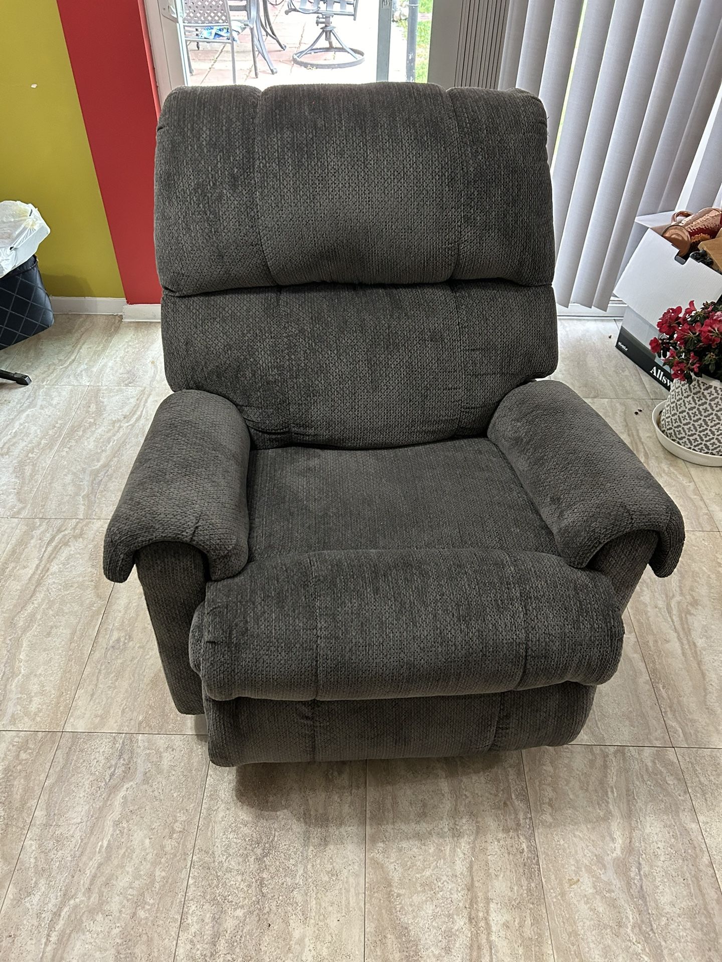 Gray Recliner 