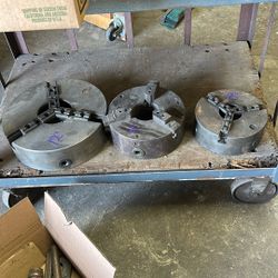 Metal Lathe 3 Jaw Chucks Plane Back Mount  $200