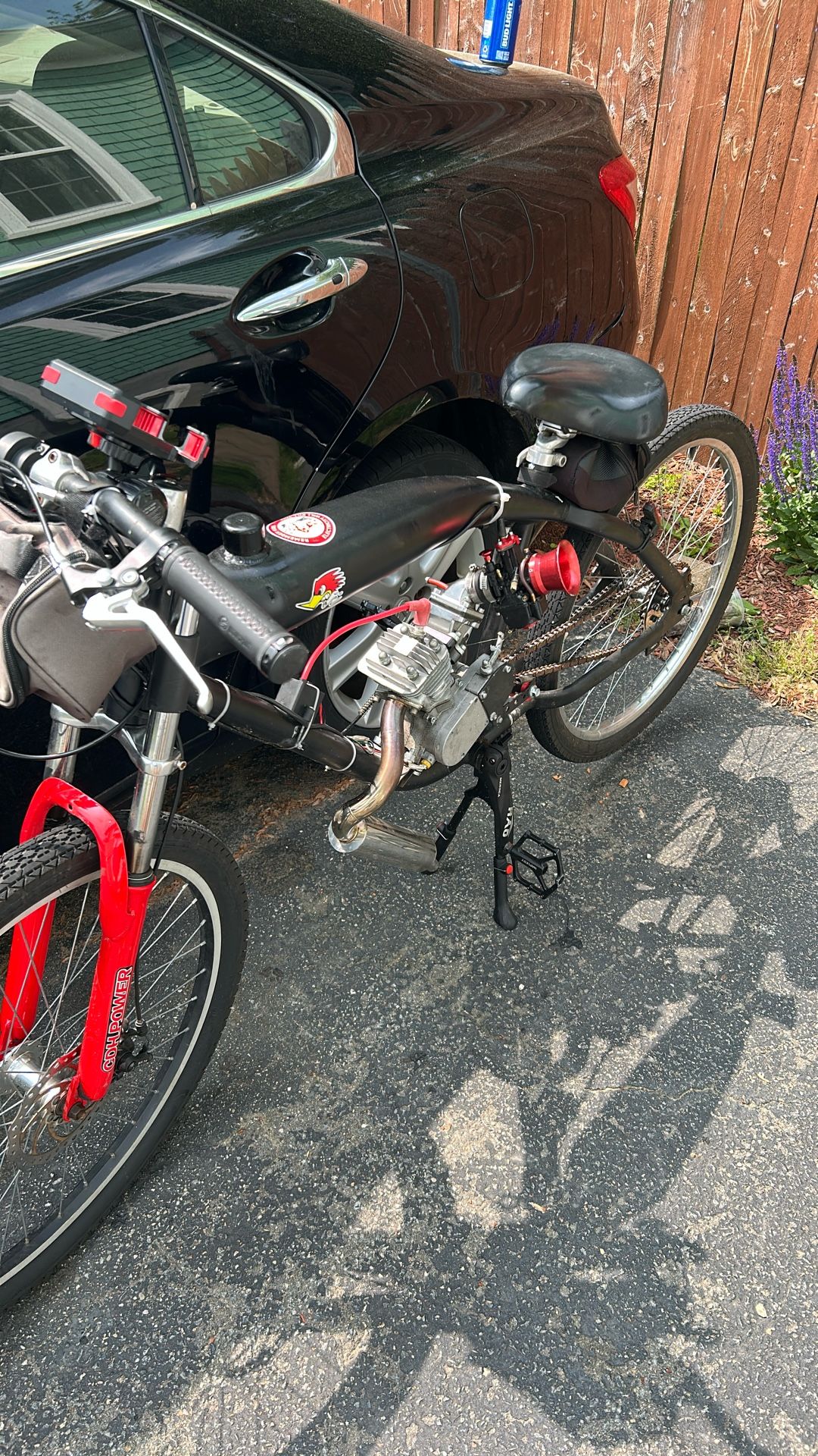Two-stroke gas bike