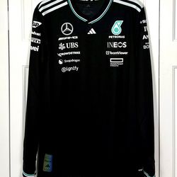 Adidas Team Mercedes F1 Authentic Official Jersey / Size: Large