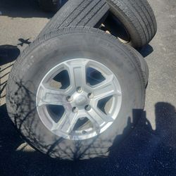 4 rims and tires for jeep