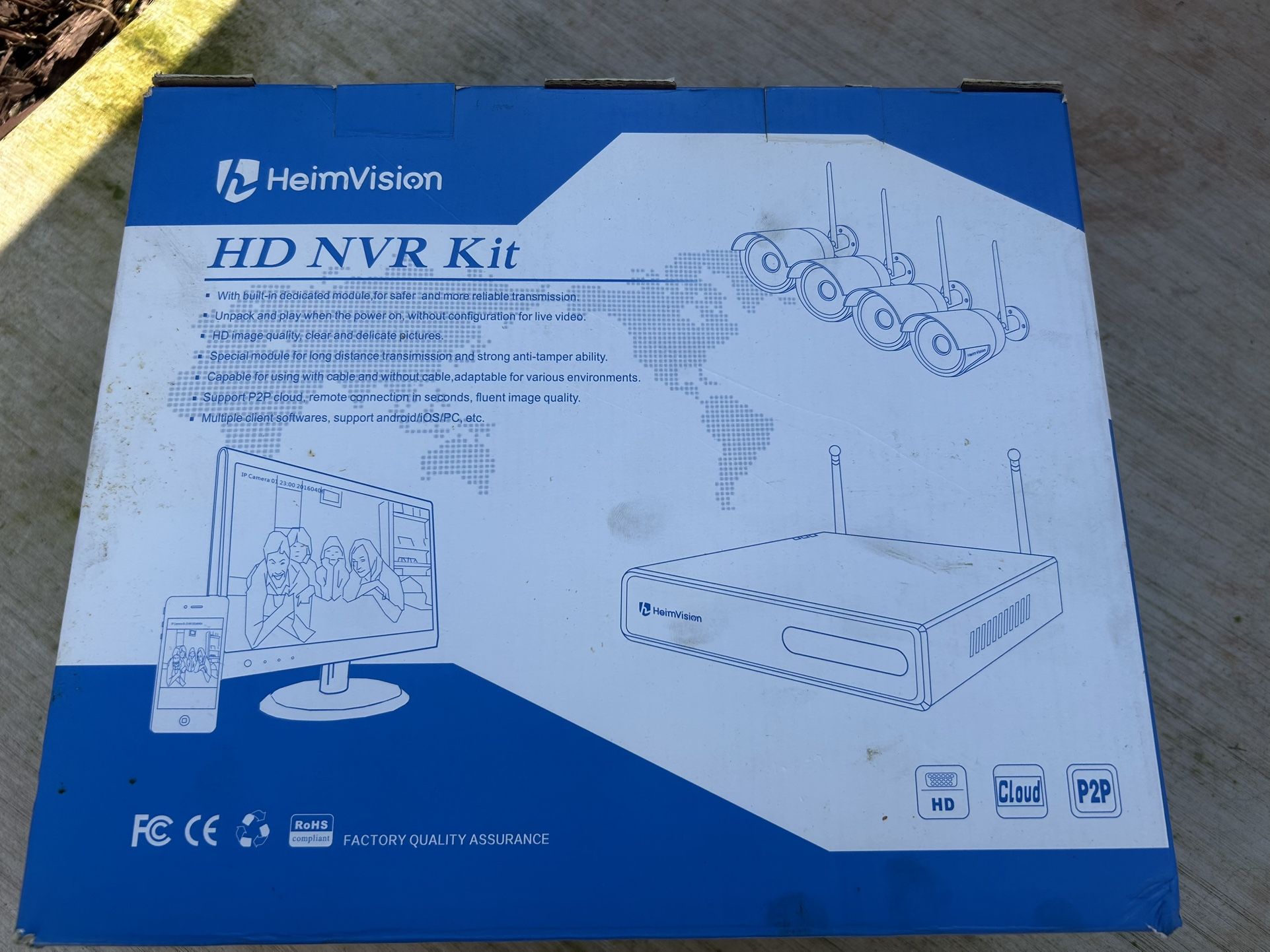 Security Camera Set Of 4 Cameras