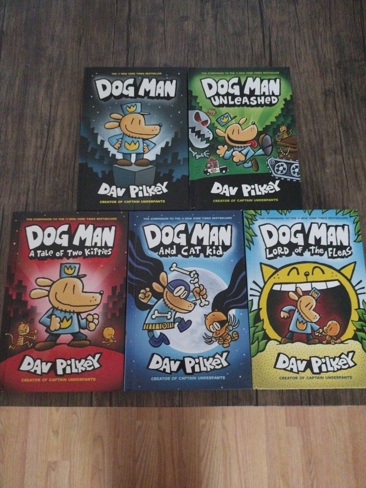 First 5 Dog Man Books