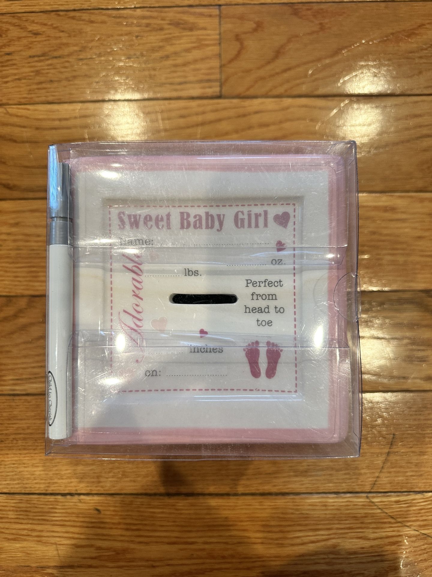 Child To Cherish Announcement Block To Grow On!
