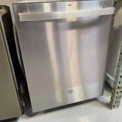 GE Stainless Steel Top Control With Plastic Interior Dishwasher With Sanitize Cycle And Dry Boost
