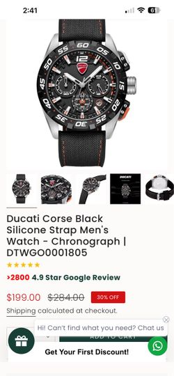 Ducati Corse Chronograph Men's Watch