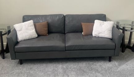 Slate Gray Vegan Sofa