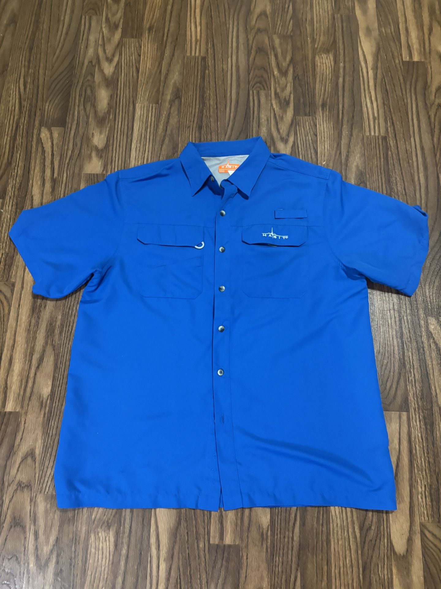HABIT * Men’s Full Button Down Outdoors Man Shirt * Vented * Size Large