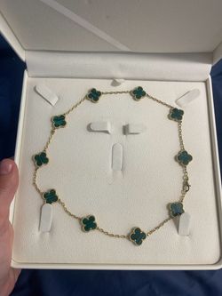 Necklace stamped