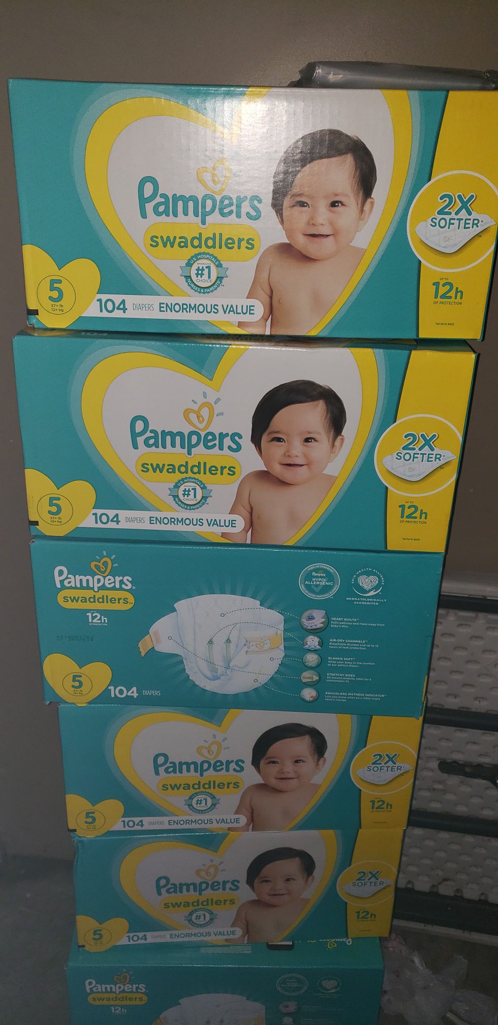 Pampers size 5