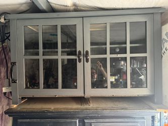 Cabinet With French Glass Door
