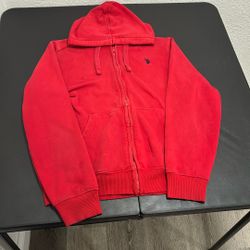 Red Polo Hoodie