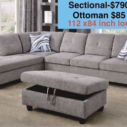 🌼FREE DELIVERY🌼Brand New Sectional Sofa Couch 