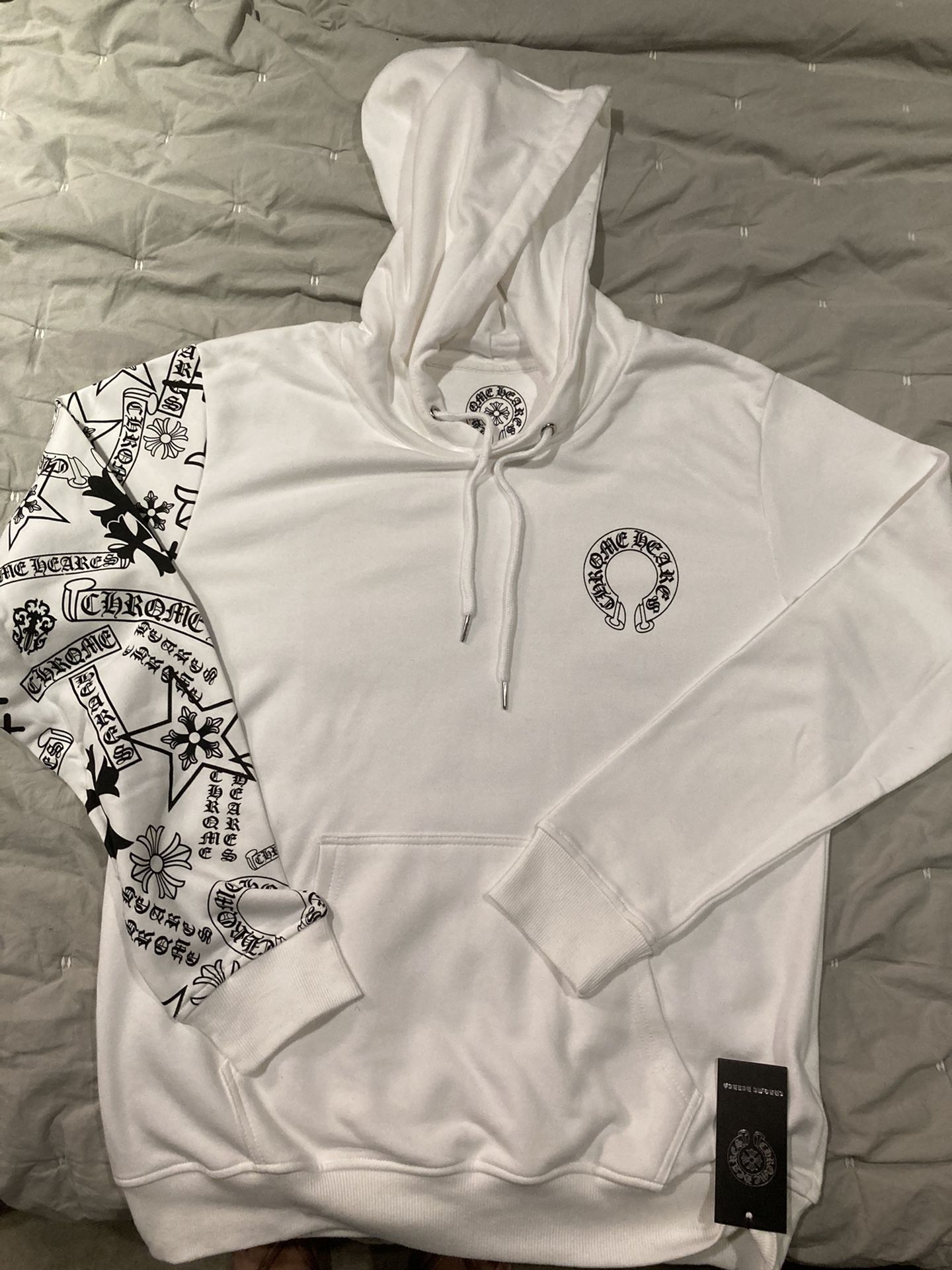 Chrome Hearts White Hoodie Large