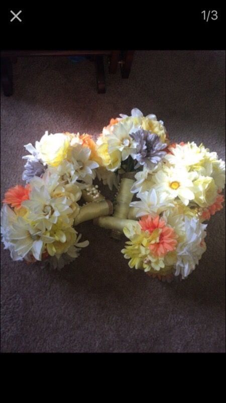 5 handmade wedding bouquets