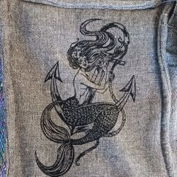 Mermaid across the shoulder bag