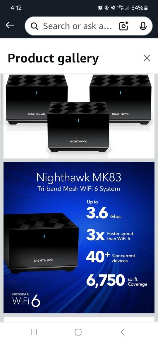 Wifi 6 Mesh Router System