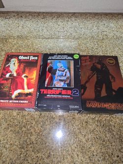 NECA Horror Action Figures Savini Jason, Santa Ghostface,Thanksgiving Terrifier