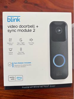 Blink- Video doorbell + Wall mount & Cover + Outdoor Cameras